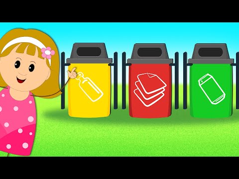 Clean Up Trash Song for Toddlers by KidsCamp
