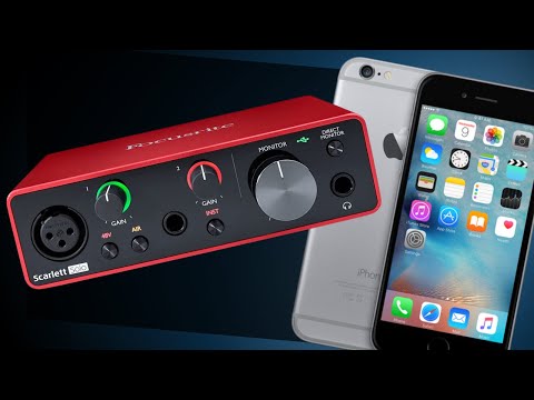 Scarlett Solo mit iPhone iPad verbinden und nutzen