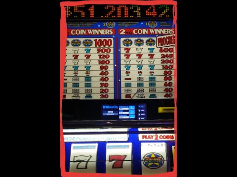 $700 WIN DOUBLE RED WHITE AND BLUE SLOTS! SLOT MACHINE