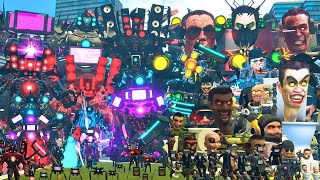 CAMERAMAN 99 BOSSES, TV MAN & SPEAKERMAN VS SKIBIDI TOILET – BOSS FIGHT IN GARRY'S MOD!