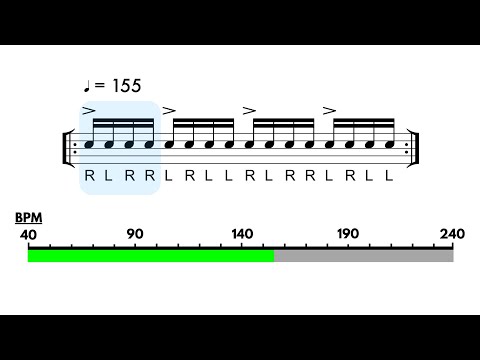 How Fast Can You Play Paradiddles? 🥁💪 [Snare Drum Warm Up]