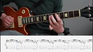 Eagles - Life in the fast lane guitar intro (With Tab)