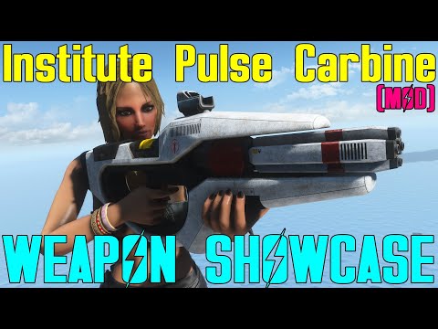 Fallout 4: Weapon Showcases: Institute Pulse Carbine (Mod)