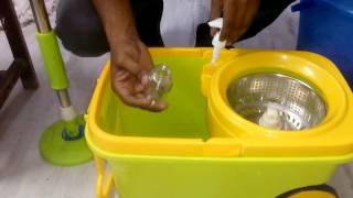 Cherrylite Mop bucket with steel winger with wheels premium quality order on flipkart or amazon