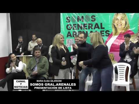 SOMOS GRAL ARENALES PRESENTACIÓN LISTA 1RA PARTE