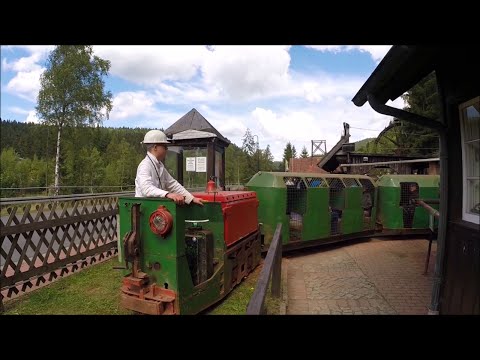 Fahrt mit der Grubenbahn in das historische Silberbergwerk - Bergbaumuseum Lautenthals Glück im Harz