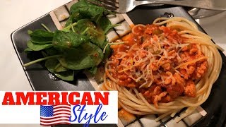 SPAGHETTI RECIPE AMERICAN STYLE | In da Kitchen