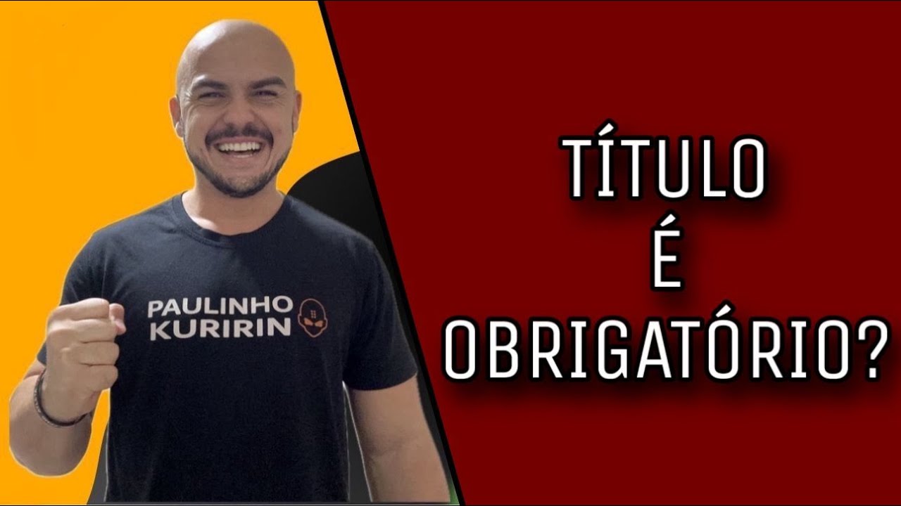 O título é obrigatório?