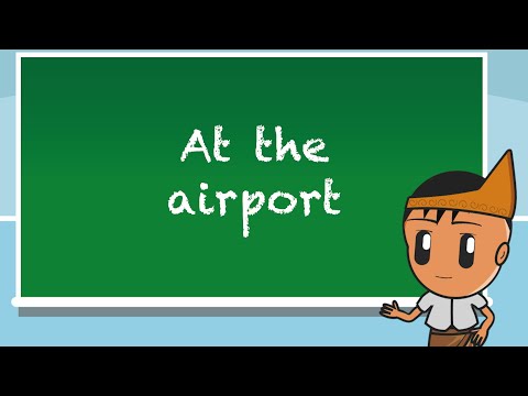 Learn Indonesian online - At the airport - Lesson 21