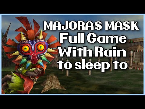 Zelda Majora's Mask Full Game with Rain to Sleep to - Zelda 64 PC Longplay Walkthrough Gameplay