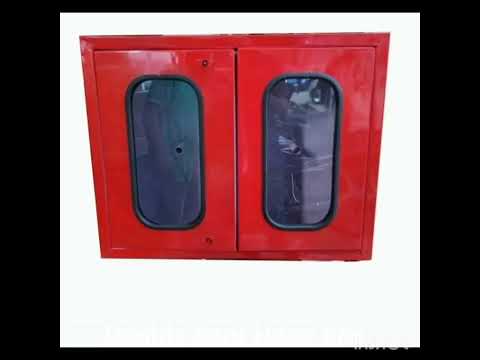 Mild steel double door hose box, for industrial