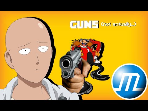MUGEN: Proof that Saitama gets beaten by guns (Saitama vs. Dr. Eggman x2)