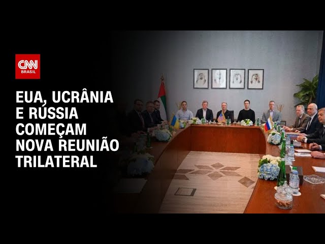 Ucrânia e Rússia se reúnem em nova rodada de negociações com os EUA | BASTIDORES CNN