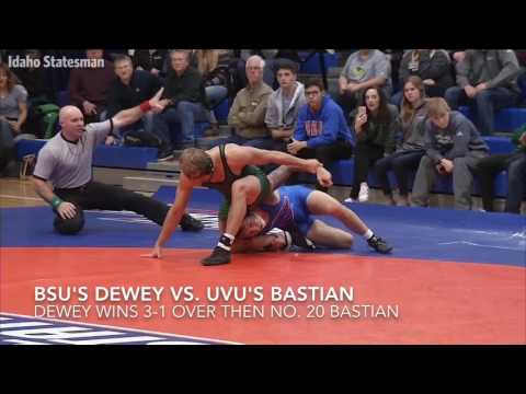 Watch Boise State wrestler Austin Dewey in action