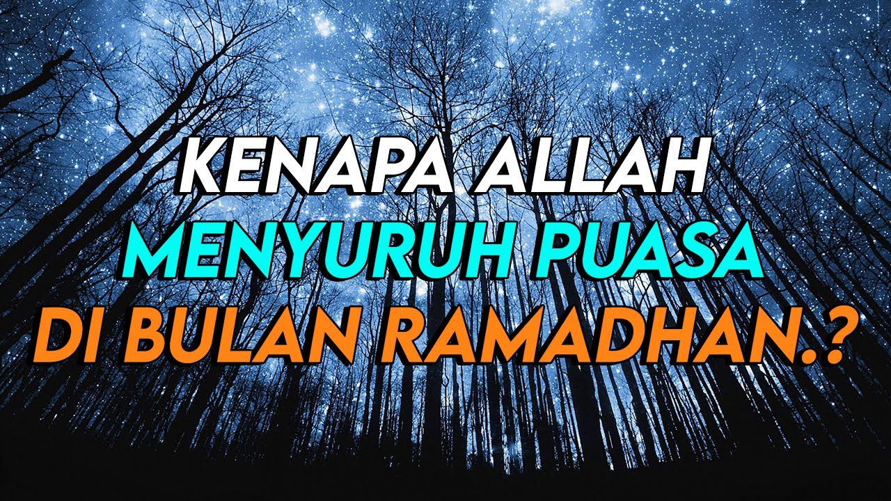 MASYA ALLAH.!! INILAH RAHASIA KENAPA ALLAH MENYURUH KITA BERPUASA DI BULAN RAMADHAN