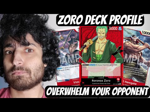 (OP02) Zoro Red Deck Profile | One Piece Card Game