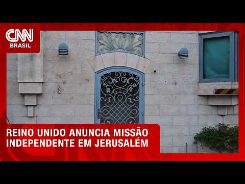 Reino Unido remove placas de consulado em Jerusalém após ordem de Israel | CNN NOVO DIA