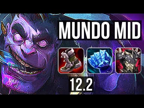 MUNDO vs SYLAS (MID) (DEFEAT) | Rank 7 Mundo, 6 solo kills | KR Master | 12.2