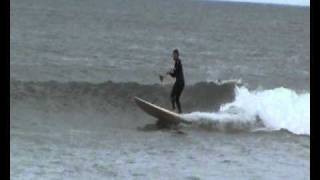 preview picture of video 'Standup Paddleboarding in small waves'