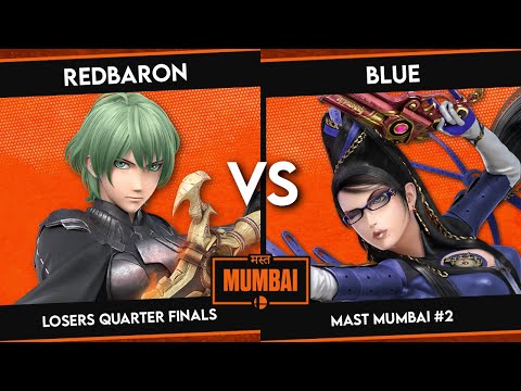 RedBaron (Byleth) vs Blue (Bayonetta) - Mast Mumbai #2 - Losers Quarter Finals