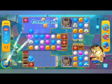 Fishdom 2022, no Boosters,   9855   level  -  прохождение без бустеров,   9855  уровень.