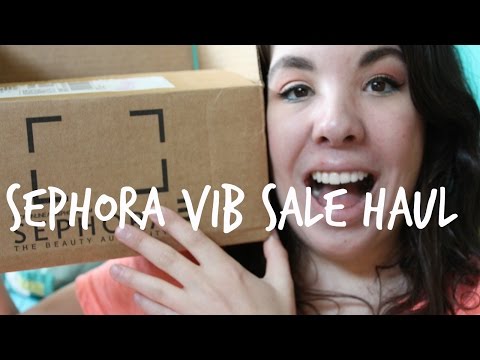 Sephora VIB Sale Haul Video