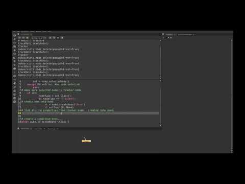 Python Scripting For Foundry Nuke Lesson 02 Working On Python Script
