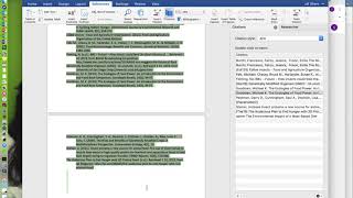 Transferring references to another Word document