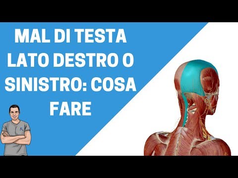Mal di testa sul lato destro o sinistro: esercizio e strategia