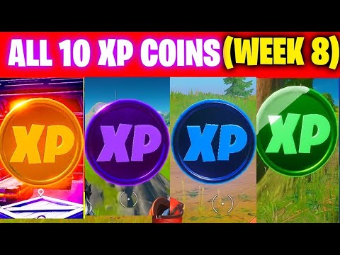 ALL XP COINS LOCATIONS IN FORTNITE CHAPTER 2 SEASON 4 (WEEK 8)