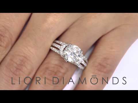 ER-SOLD-014 - 3.40 Carat E-SI2 Certified Natural Round Diamond Engagement Ring 14k White Gold