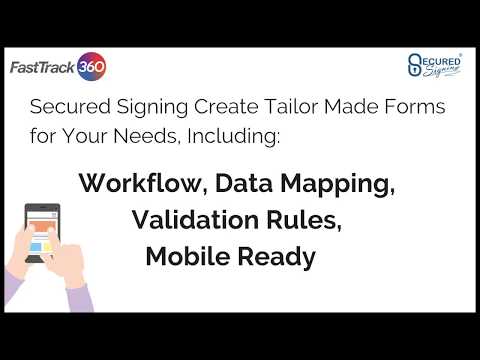 Secured Signing HTML5 Form Direct for FastTrack 360
