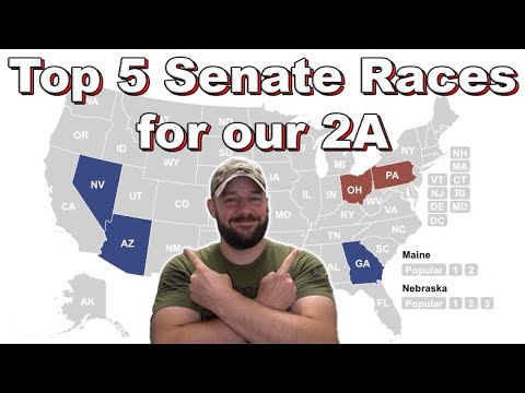 The Top 5 Senate races we NEED to win in Nov for our Gun Rights... It comes down to these States... Thumbnail