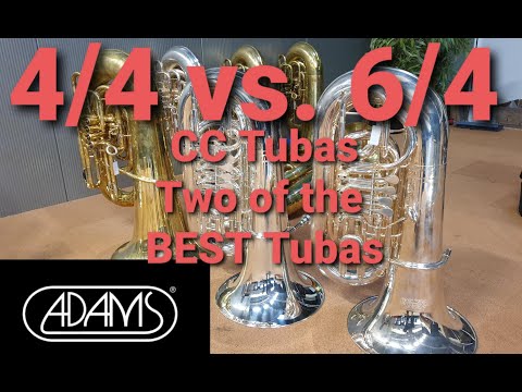 Adams Tuba - 4/4 vs. 6/4 Tuba - Soundcheck of the gigants - two of the best Tubas at the market!