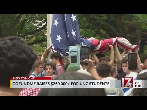 GoFundMe raises $290,000+ for UNC students who protected American flag during protests