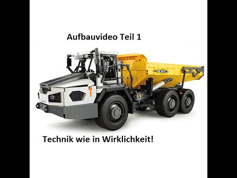 Perfekter Modellbau: CADA-C61054 - Articulated Dump Truck / Aufbauvideo Teil 1 / 3067 Teile