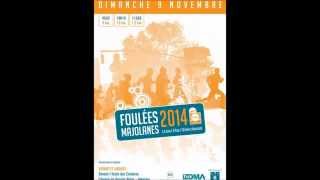 preview picture of video 'départ du 10 km des Foulées Majolanes 2014'
