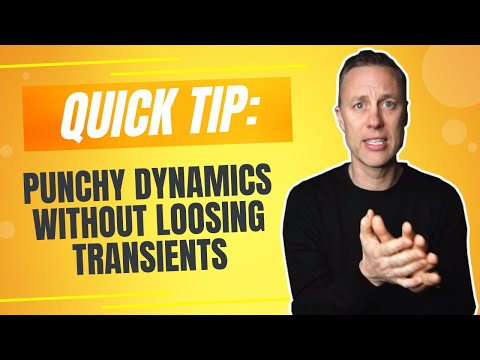QUICK TIP: PUNCHY DYNAMICS WITHOUT LOSING TRANSIENTS | Streaky.com