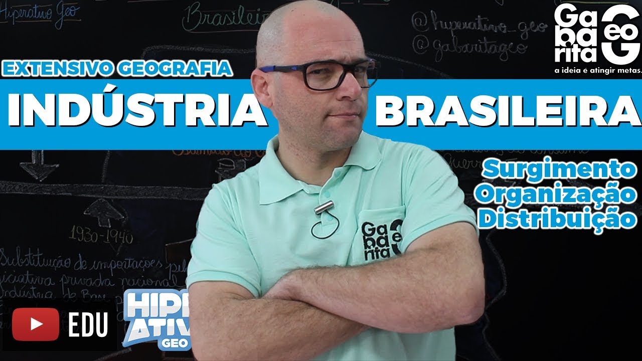 Geografia do Brasil - Processo de Industrialização Brasileira - Resumo