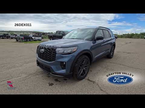 2026 Ford Explorer ST-Line 4WD in Blue for sale at Drayton Valley Ford in Drayton Valley, AB