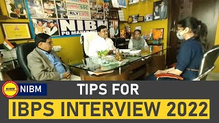 INTERVIEW  MOCK Classes & TRAINING PRACTICE FOR SBI PO FEBRUARY 2022 BY NIBM RANCHI(AAYUSHI)