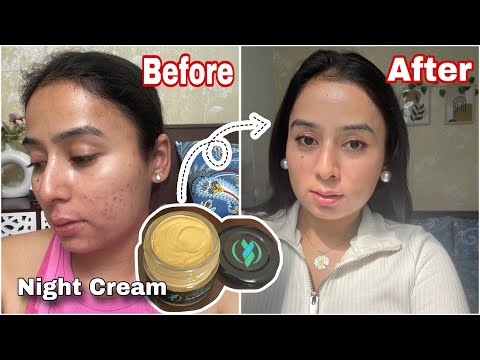 Ftune Night Cream Review ✨🤍. #nightcream #ftunecream