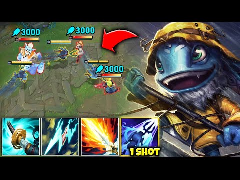 FIZZ, BUT MY Q IS A GUARANTEED ONE SHOT (FASTEST PENTAKILL EVER)