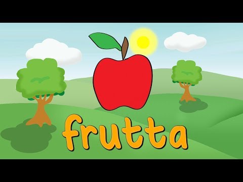 I nomi della FRUTTA in ITALIANO per bambini | Impara l'italiano | Learn italian | Aprenda italiano