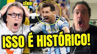 🚨 MESSI QUEBRA RECORDE E OLHA O QUE NETO E CASAGRANDE DISSERAM