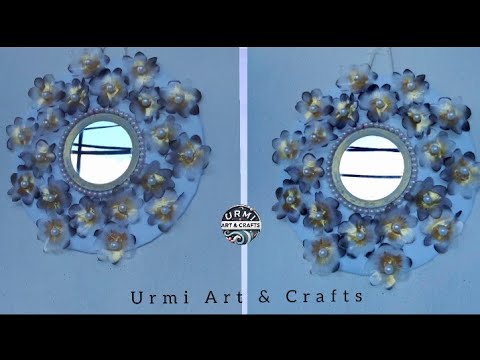 mirror declaration with artificial flowers || home decorating ideas aesthetic diy 