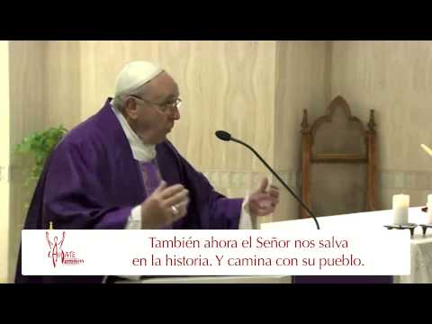 Dios hace historia con nosotros: El Papa Francisco en Casa Santa Martha HD (18/12/2014)