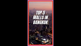 Top 5 Malls In Bangkok | Shopping Bangkok #travel #shorts