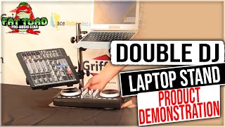 Video thumbnail for Fat Toad Double Laptop DJ Mixer Stand Product Review and Demonstration Model LS21D by GeekStands