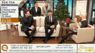 IL DIVO &quot;Tonight&quot; &quot;Can You Feel the Love Tonight&quot; &amp; Interview QVC TV UK 27-11-2013